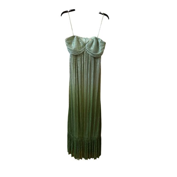 Jewel Badgley Mischka Metallic Ombré Strapless Gown size 10 (New) - Picture 5 of 7